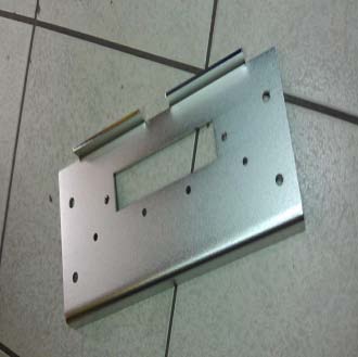 Side Plate for Half meter Guiding Section with 90 degree Turn
