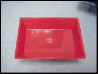 Small Red Tray